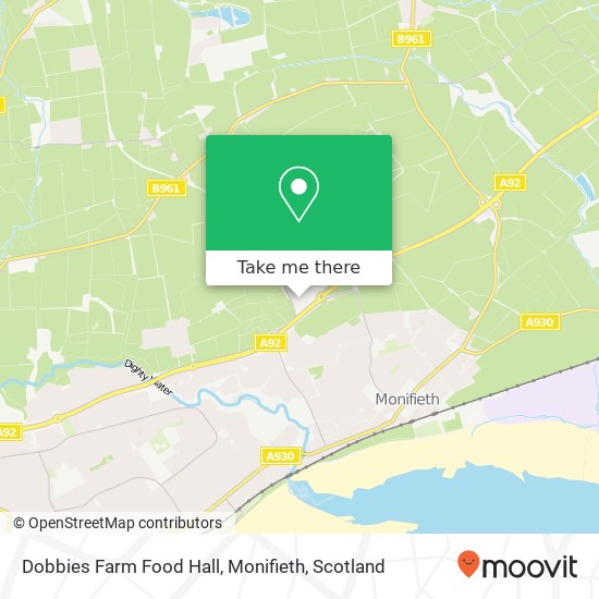 Dobbies Farm Food Hall, Monifieth map