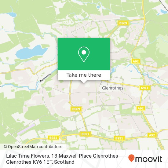 Lilac Time Flowers, 13 Maxwell Place Glenrothes Glenrothes KY6 1ET map