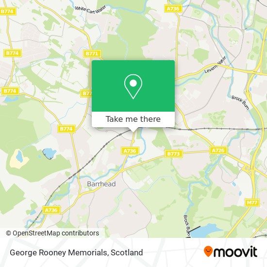 George Rooney Memorials map