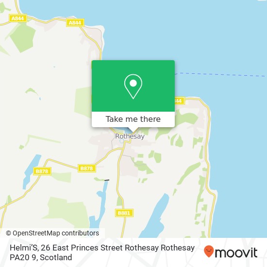 Helmi’S, 26 East Princes Street Rothesay Rothesay PA20 9 map