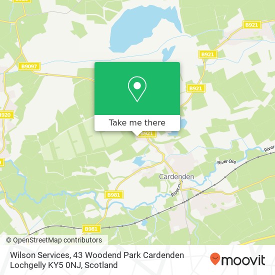 Wilson Services, 43 Woodend Park Cardenden Lochgelly KY5 0NJ map