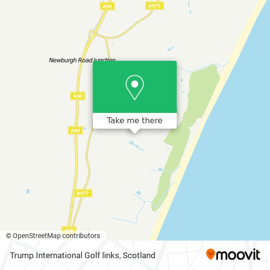 Trump International Golf links map