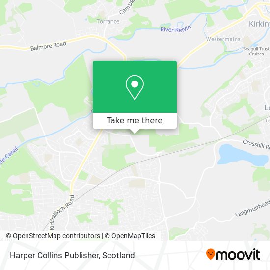 Harper Collins Publisher map