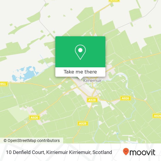 10 Denfield Court, Kirriemuir Kirriemuir map
