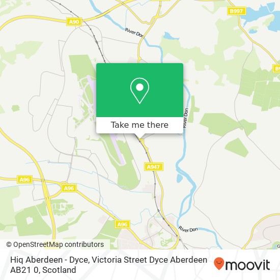 Hiq Aberdeen - Dyce, Victoria Street Dyce Aberdeen AB21 0 map