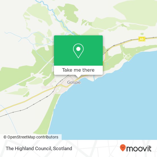 The Highland Council map