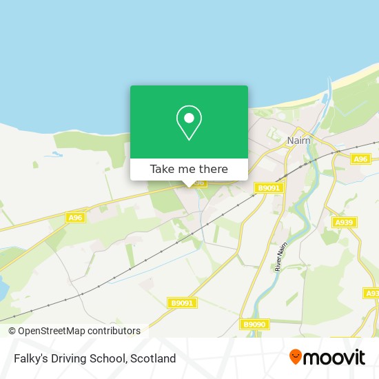 Falky's Driving School map