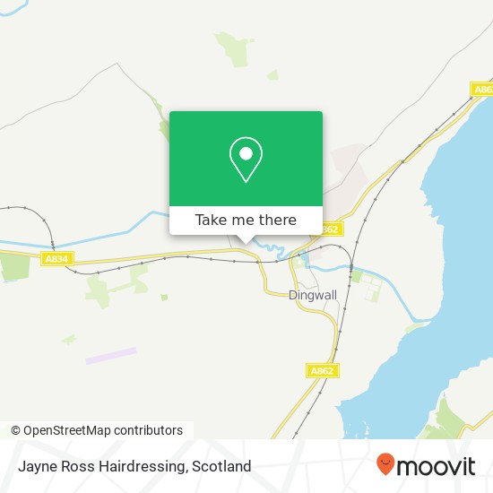 Jayne Ross Hairdressing map