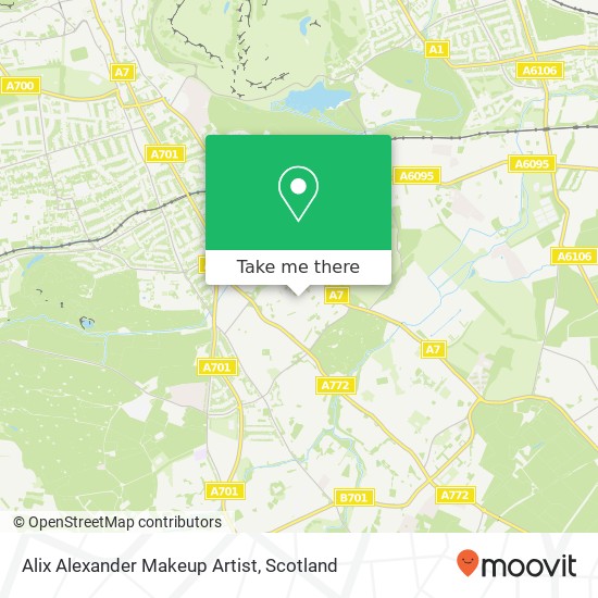 Alix Alexander Makeup Artist map