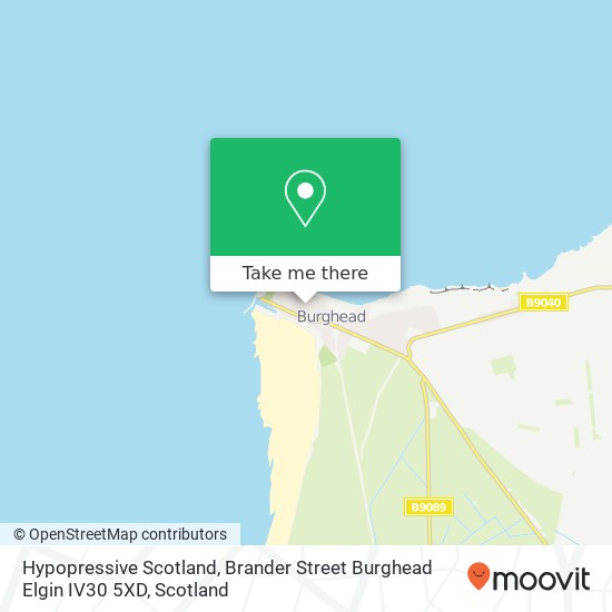 Hypopressive Scotland, Brander Street Burghead Elgin IV30 5XD map