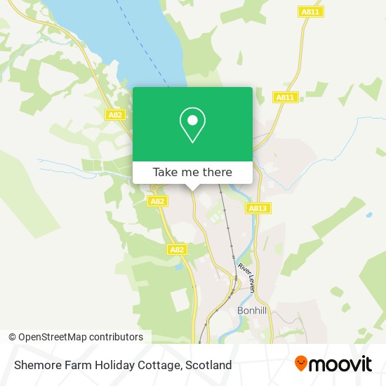 Shemore Farm Holiday Cottage map