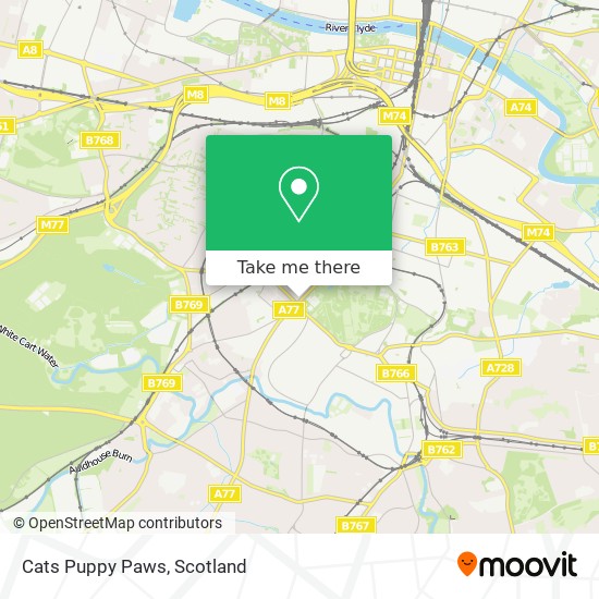 Cats Puppy Paws map