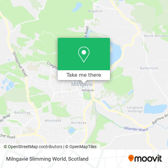 Milngavie Slimming World map