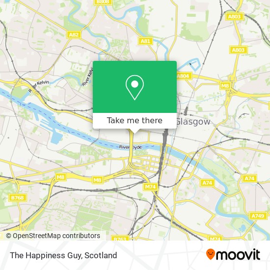 The Happiness Guy map