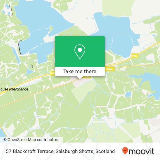 57 Blackcroft Terrace, Salsburgh Shotts map