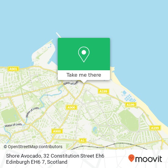 Shore Avocado, 32 Constitution Street Eh6 Edinburgh EH6 7 map