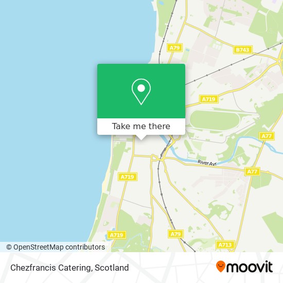 Chezfrancis Catering map