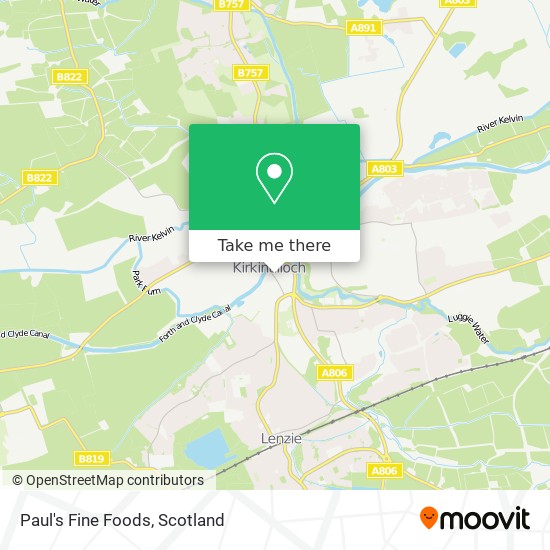 Paul's Fine Foods map