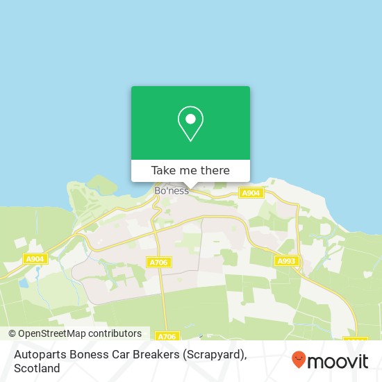 Autoparts Boness Car Breakers (Scrapyard) map