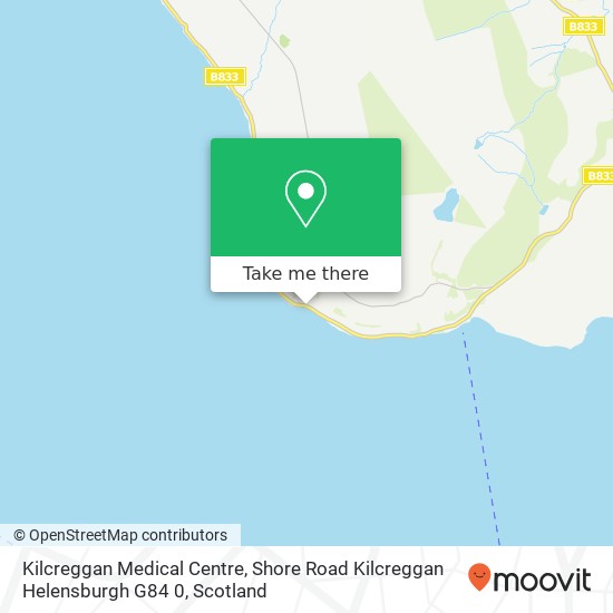 Kilcreggan Medical Centre, Shore Road Kilcreggan Helensburgh G84 0 map
