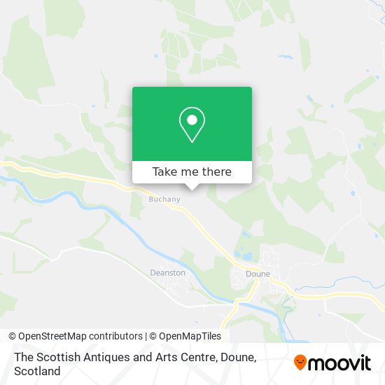 The Scottish Antiques and Arts Centre, Doune map