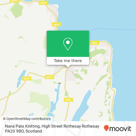 Nana Pats Knitting, High Street Rothesay Rothesay PA20 9BD map