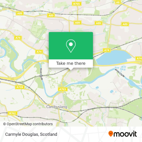 Carmyle Douglas map