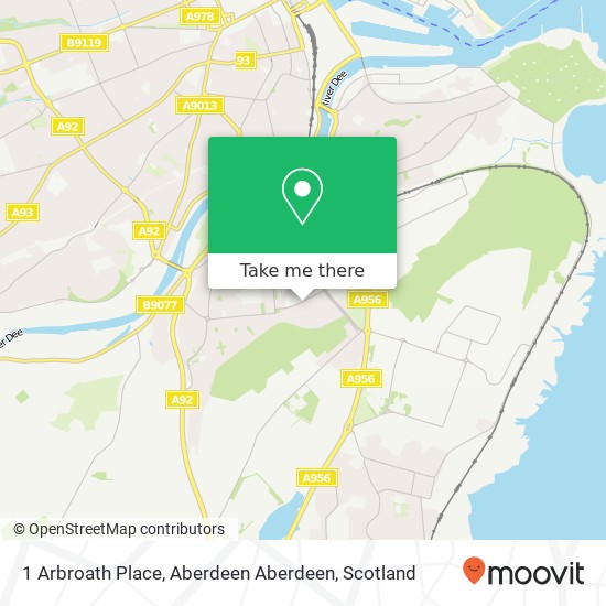 1 Arbroath Place, Aberdeen Aberdeen map