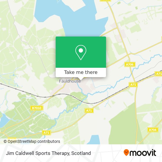 Jim Caldwell Sports Therapy map