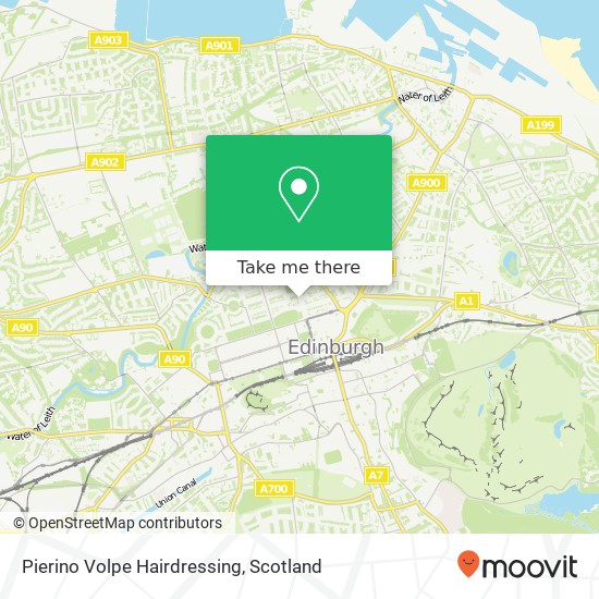 Pierino Volpe Hairdressing map