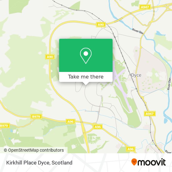 Kirkhill Place Dyce map