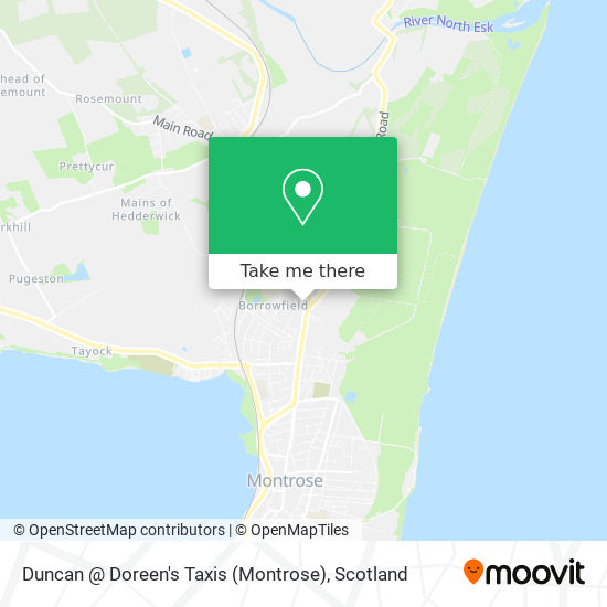 Duncan @ Doreen's Taxis (Montrose) map
