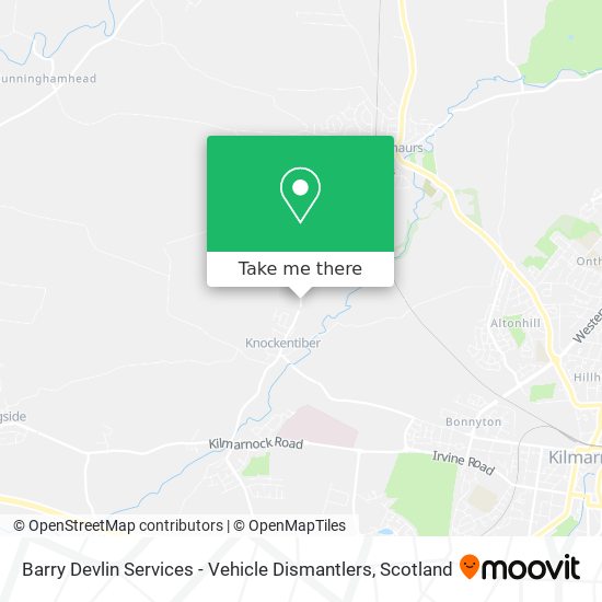 Barry Devlin Services - Vehicle Dismantlers map