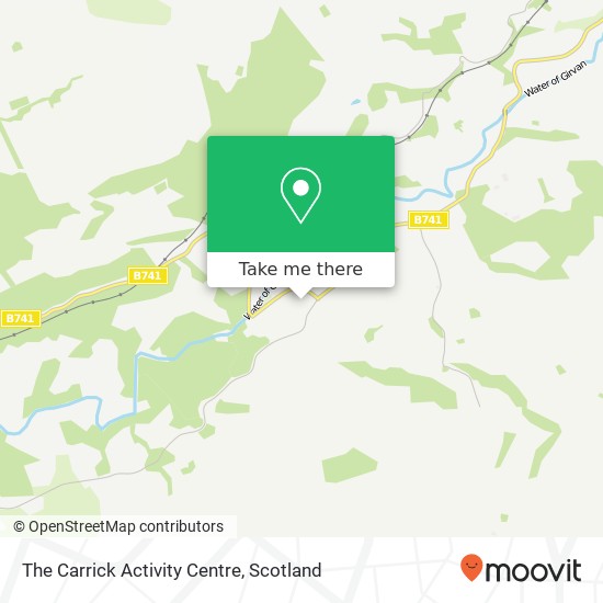 The Carrick Activity Centre map