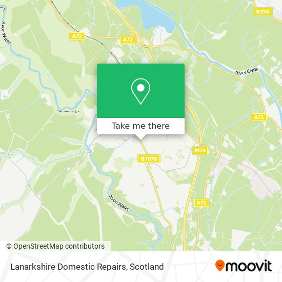 Lanarkshire Domestic Repairs map