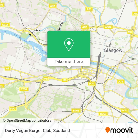 Durty Vegan Burger Club map