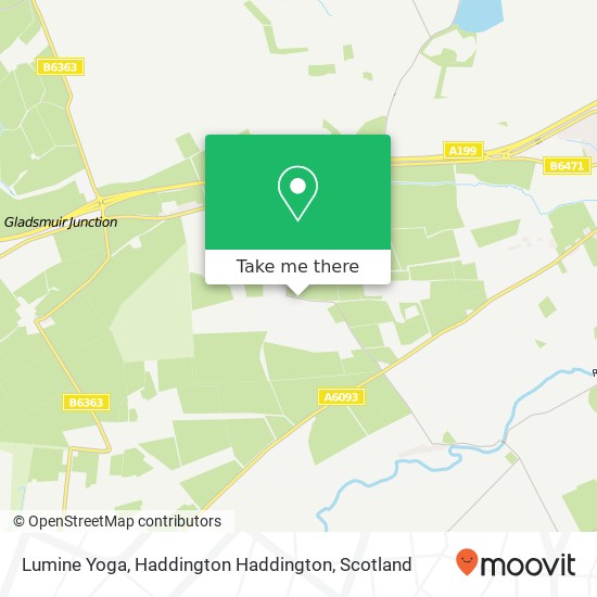 Lumine Yoga, Haddington Haddington map