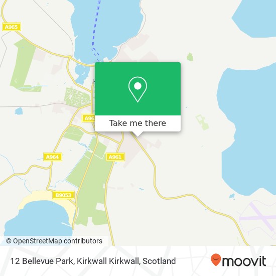 12 Bellevue Park, Kirkwall Kirkwall map