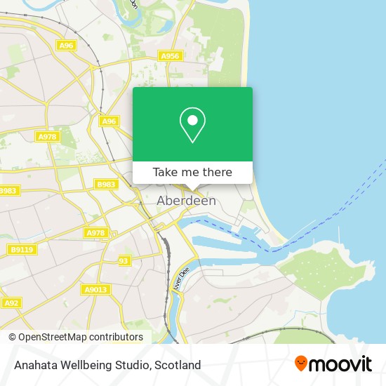 Anahata Wellbeing Studio map