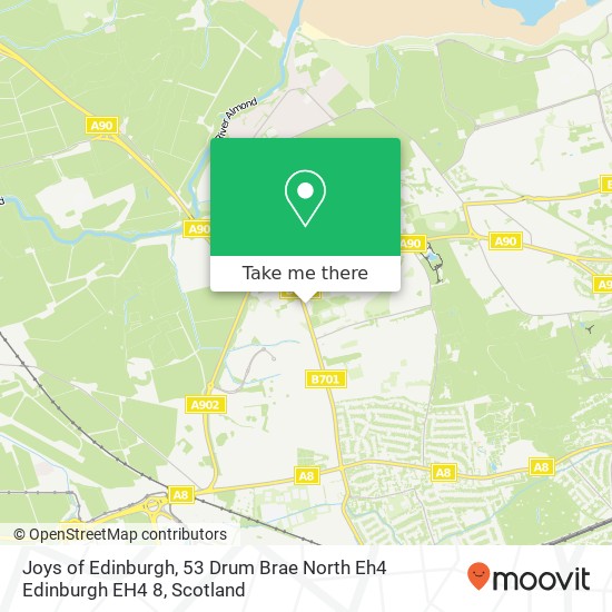 Joys of Edinburgh, 53 Drum Brae North Eh4 Edinburgh EH4 8 map