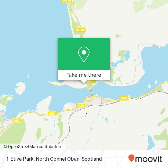 1 Etive Park, North Connel Oban map