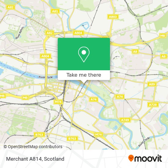 Merchant A814 map