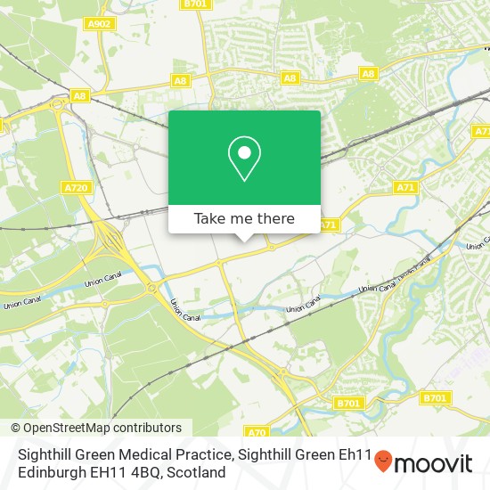 Sighthill Green Medical Practice, Sighthill Green Eh11 Edinburgh EH11 4BQ map