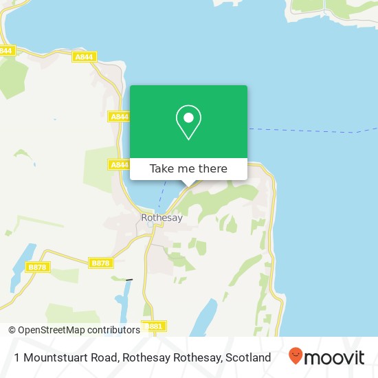 1 Mountstuart Road, Rothesay Rothesay map