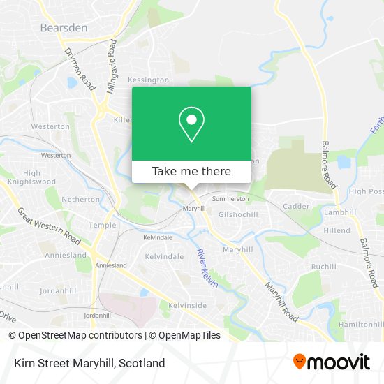 Kirn Street Maryhill map