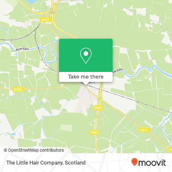 The Little Hair Company map