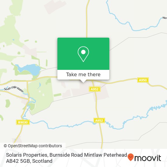 Solaris Properties, Burnside Road Mintlaw Peterhead AB42 5GB map