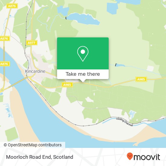 Moorloch Road End map