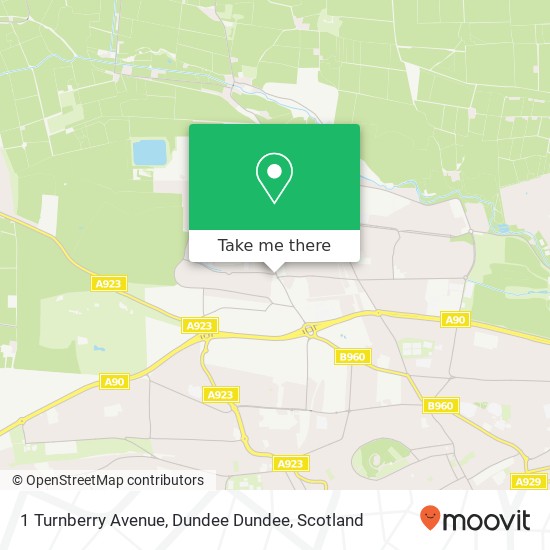 1 Turnberry Avenue, Dundee Dundee map