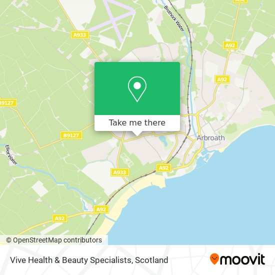 Vive Health & Beauty Specialists map